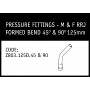 Marley M&F RRJ Formed Bend 45° & 90° 125mm - Z803.125D.45&90